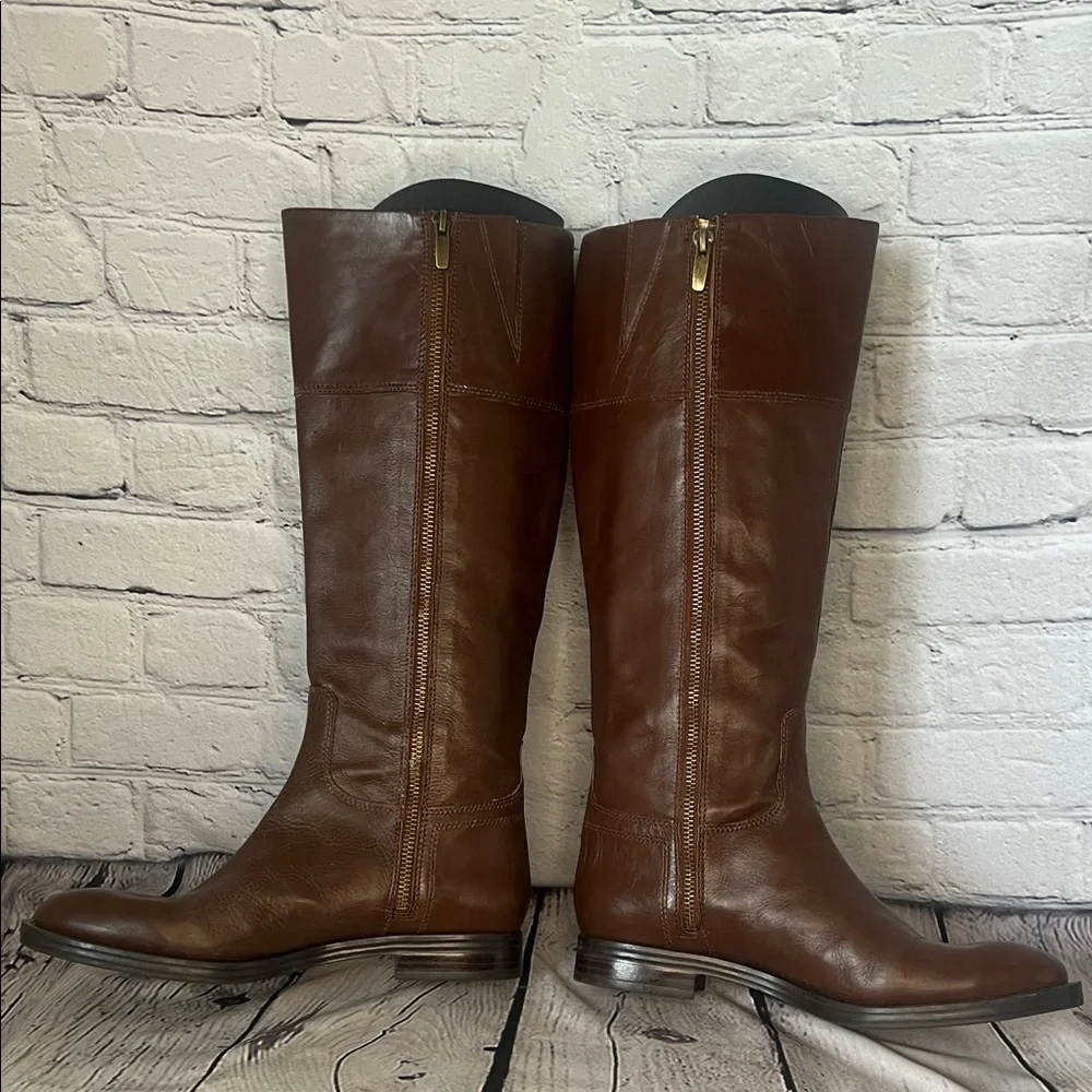 Enzo Angiolini Brown Over the Knee Boots
